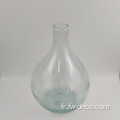 Recycler le vase en verre bleu bleu bleu pour le mariage